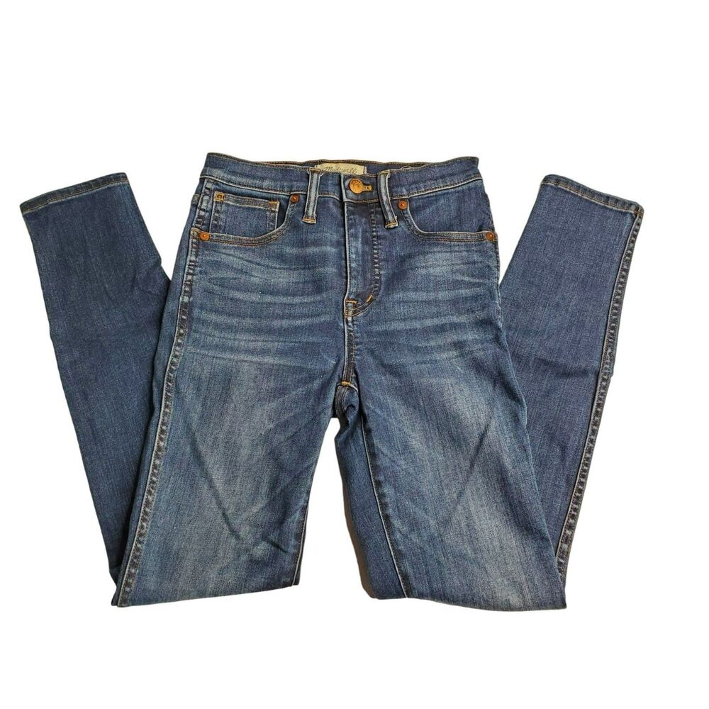 Madewell Womens‎ 24 10" High Riser Skinny Blue Jeans
